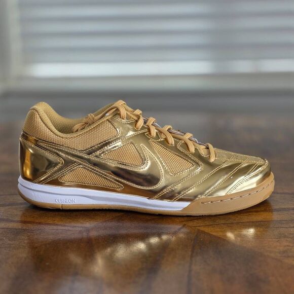 Nike Gato LV8 Metallic Gold White Gum Sneakers Men\'s Size 10 New LE IB3566-700 main image 9